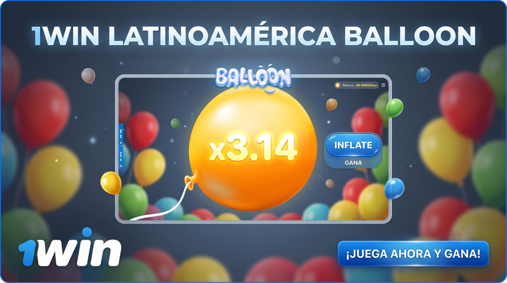 Juega a Balloon en 1win Latinoamérica