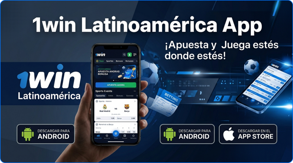 Aplicación móvil oficial de 1win Latinoamérica