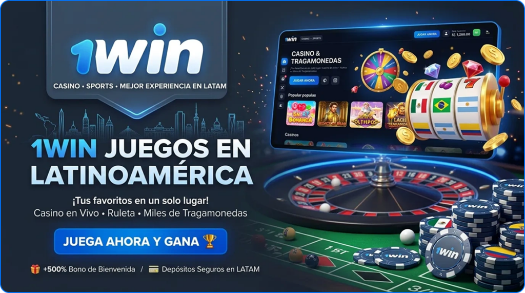Juega al casino en 1win Latinoamérica